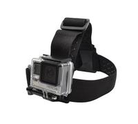 Correa de montaje para cabeza de cámara de acción para casco GoPro Hero 12 11 10 9 8 7 6 5/AKASO Brave 4 4 Pro 7 7 LE V50 V50X EK7000/Dragon Touch/Apexcam/SJCAM/Xilecam/WOLFANG