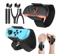 Correa de muñeca 6 en 1 para Switch Just Dance 2025 2024 2023 2022 2021, pulsera de diseño de boxeo para Nintendo Switch, juegos deportivos para Zumba Burn It Up, Joypad ajustable para Switch & Switch
