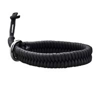 Correa de muñeca ajustable para cámara - Correa de muñeca de tejida a mano con hebillas de liberación rápida | Correa de cámara segura para fotógrafos de cámaras, Negro, Se référer au