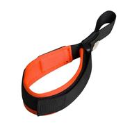 Correa de muñeca ajustable para perro para un agarre seguro para caminar, diseño negro correa acolchada