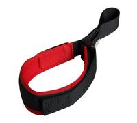 Correa de muñeca ajustable para perro para un agarre seguro para caminar, diseño negro correa acolchada