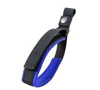 Correa de muñeca ajustable para perro para un agarre seguro para caminar, diseño negro correa acolchada