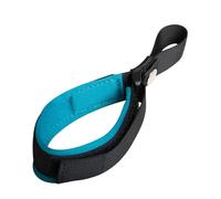 Correa de muñeca ajustable para perro para un agarre seguro para caminar, diseño negro correa acolchada