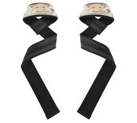 Correa de muñeca antideslizante de 66 cm con diseño de muñeco de nieve y leopardo para levantamiento de pesas, levantamiento de pesas, ejercicio, entrenamiento de fuerza