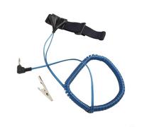 Correa de muñeca antiestática con conector de acero inoxidable para reparación electrónica con longitud ajustable y protección estática eficaz