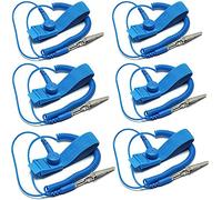 Correa de muñeca antiestática, correa ajustable ESD para muñeca - Paquete de 6 para trabajar en dispositivos electrónicos sensibles