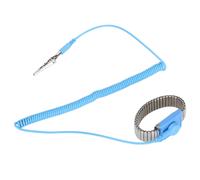 Correa de muñeca antiestática reutilizable, cordón flexible para un movimiento ininterrumpido, componente de acero inoxidable que ofrece un