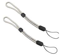 Correa de muñeca de mano para Gameboy Advance Pocket Color PS3 Move Motion PSP 1000 2000 3000 para PS Vita Wii Remote 3DS 2DS Move Lanyard cuerda de mano (gris-2 piezas)