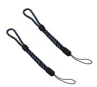Correa de muñeca de mano para Gameboy Advance Pocket Color PS3 Move Motion PSP 1000 2000 3000 para PS Vita Wii Remote 3DS 2DS Move Lanyard cuerda de mano (azul-2 piezas)
