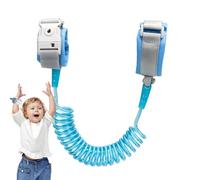 Correa de muñeca de seguridad para niños pequeños, correa antipérdida con cerradura de llave, eslabón de muñeca infantil de 6.5 pies, arnés de seguridad ajustable para viajes en aeropuerto, zoológico