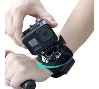Correa de muñeca giratoria de 360 grados, soporte para cámara de acción deportiva para GoPro 12 11 10 9, para DJI Osmo Action 4 3, para AKASO Brave 4 4 Pro 7 7 LE V50 V50X EK7000, para Dragon Touch 4K