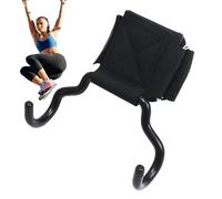 Correa de muñeca para levantamiento de pesas, ganchos para levantamiento de pesas, empuñaduras de levantamiento de pesas, diseño de relleno grueso, herramienta de fitness para interiores para una