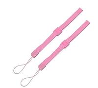 Correa de muñeca para Sony PSP 1000 2000 3000 Go PS Vita PS3, Nintendo DS Lite DSi XL 2DS 3DS XL Wii U Remote, reproductores de música MP3, 2 unidades, color rosa