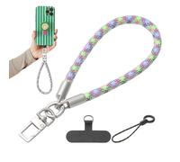 Correa de muñeca para teléfono móvil, antideslizante, correa de sujeción para el brazo, agarre de cuerda, nailon de fibra tensile Band Build, Mobile Security Lanyard Clip System, Men Women Travel