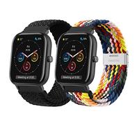 Correa de Nailon Ajustable Elástica 20mm para Amazfit GTR Mini, GTS 4, Bip 3 Pro y Compatible con Modelos Active, GTS, Bip