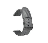 Correa de nailon apta for Garmin Forerunner 255 255S Music 55 645 245/Vivoactive 4 4S/Venu 2 Plus/2S correa de reloj de repuesto(Silver-Black g,For Venu 2)
