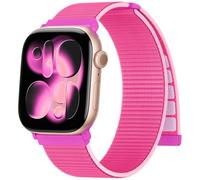 Correa de nailon compatible con Apple Watch, 44 mm, 40 mm, 42 mm, 41 mm, 38 mm, 49 mm, 46 mm, 45 mm, Sport Loop para iWatch Series 10 9 8 7 6 5 4 3 2 1, Apple Watch Ultra 2 Ultra SE - para hombre y