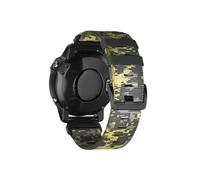 Correa de nailon Compatible con Garmin Fenix 7X Pro 7 EPIX 6X 5X 5 3 HR/Tactix pulsera de repuesto informal for hombre(Camouflage green,Qu ic kf it 22mm)