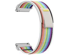 Correa de nailon compatible con Samsung Galaxy Watch 6 5 Pro 4 3/Watch 4 6 Classic/Active/Gear S2 S3 Frontier, correa deportiva de 20 mm y 22 mm para Galaxy Watch de 47 mm, 43 mm, 45 mm, 40 mm, 44 mm,