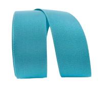 Correa de nailon de 10 metros, 20 mm, 25 mm, 32 mm, 38 mm y 50 mm de ancho, para reparación de mochilas, cinta de lona, costura y adornos.(Sky Blue,20mm)