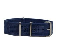 Correa de nailon de 18 mm, 20 mm y 22 mm, correas de nailon for reloj, correa de tela trenzada, accesorios for reloj(Blue,20mm)