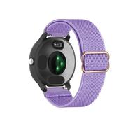 Correa de nailon de 20 mm y 22 mm compatible con relojes for Garmin Vivoactive 3 y 4. Compatible con pulseras elásticas Venu 2 SQ y Forerunner 645 for Fenix 6 y 5 Pro(Lilac,20mm)