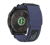 Correa de nailon de 22 y 26mm compatible con for Garmin Tactix 7 Pro/Fenix 7/7X Pro, correa de reloj de ajuste rápido for pulsera Tactix 7/AMOLED/Delta/Quatix 7X/5/6 (Color : Blue, Size : 26mm Fen