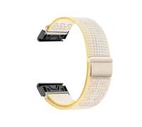 Correa de nailon de ajuste rápido de 20 22 26mm for Garmin Fenix 8 7X 7 7S 6X 6 Pro 6S 5 5X Pulsera relojes reemplazable.(Colorful starlight color,22mm)