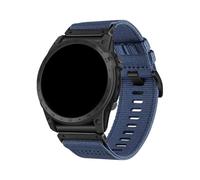 Correa de nailon de ajuste rápido de 22 mm y 26 mm for relojes for Garmin Tactix7pro Fenix 7X 8 7 Pro Fenix 6X 6 5X 5Plus(Blue,22mm(Fenix8 47mm))