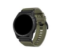 Correa de nailon de ajuste rápido de 22 mm y 26 mm for relojes for Garmin Tactix7pro Fenix 7X 8 7 Pro Fenix 6X 6 5X 5Plus(Olive Green,22mm)