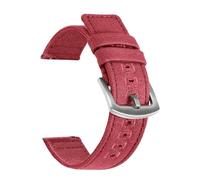 Correa de nailon de repuesto for reloj de lona de liberación rápida, correas de 18 mm, 20 mm y 22 mm for hombres y mujeres.(Red,22mm)