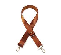 Correa de nailon de repuesto para bolso de mano de 54 pulgadas, correa ajustable con gancho de metal, Brown