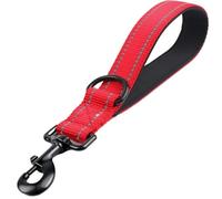 Correa de Nailon for Perros, Ideal for Paseos al Aire Libre, Entrenamiento, Correas for Perros pequeños, medianos y Grandes.(Red,L 2.5x60 CM)