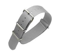 Correa de nailon for reloj, 16mm, 18mm, 20mm, 22mm, 24mm, accesorios de repuesto for correa de reloj for hombres y mujeres(Gray,24mm)
