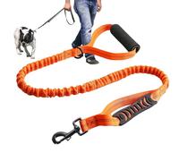Correa de nailon para perros, correa reflectante para mascotas, correa para caminar para mascotas, correa duradera que absorbe los golpes con diseño reflectante de doble cara, accesorios multiusos