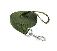 Correa de nailon para perros pequeños, medianos y grandes, de 15 pies, 30 pies, 50 pies y 50 pies de largo, correa para perro o cachorro para entrenamiento de obediencia, acampada