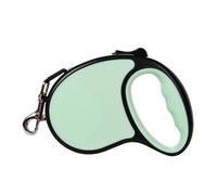 Correa de nailon para perros pequeños y grandes, gatos, resistente, retráctil, ajustable, cuerda de tracción para mascotas, suministros para chihuahua, bulldog (verde, 5 m)