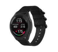 Correa de nailon para reloj Garmin Forerunner 965/955/945/935/255/265 Black 20 mm