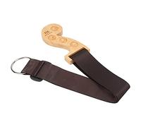 Correa de nailon para violonchelo, correa de nailon antideslizante para violonchelo con botón fijo para violonchelo para amantes de la música(Wood color, blue)