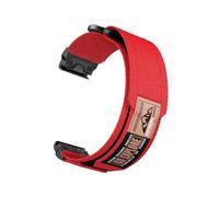 Correa de nailon QuickFit de 22mm y 26mm for Garmin Fenix 7, 7X, 6, 6X, Pro 5X, Fenix8, Tactix7 de 51mm y 47mm, Enduro 3 y 2.(Red,26mm)