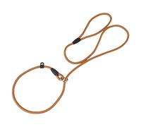 Correa de Nailon Resistente for Perros, Correa de Entrenamiento for Mascotas sin tirones, Collar de Cuerda de tracción Manos Libres for Perros pequeños y Cachorros(Brown,M Size 0.8cm x 130cm)