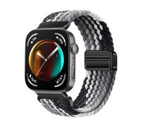 Correa de nailon tejida for Huawei Watch Fit 3, 4 y 4Pro, pulsera deportiva for Huawei Fit4/Fit4pro, repuesto de correa transpirable. accesorios(Dark Chocolate,For Fit 4 Pro)