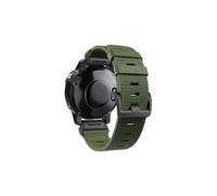 Correa de nailon trenzada for deportes al aire libre de 26 mm y 22 mm compatible con Garmin Fenix 7X 7 6 6X 5 5X/ Instinct 2X/ Mk2 G1/ Epix Gen 2/MARQ Watch Band(Army Green,26mm)