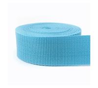 Correa De Nylon Cinta de nailon polipropileno PP 5 metros, 20 a 50 mm, for correas cinturón, collares perro, arneses, bandas for exteriores, prendas vestir, cintas for zapatos(34LakeBlue,25mm)