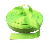 Correa de nylon, Correa de nailon en espiga for correas bolsos, 38 mm x 5-20 yardas, multicolor(Green,38MM x 20 Yards)