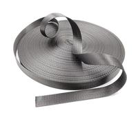 Correa de nylon, Correa de nailon en espiga for correas bolsos, 38 mm x 5-20 yardas, multicolor(Grey,38MM x 10 Yards)