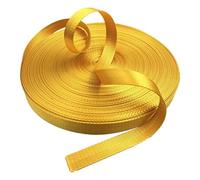 Correa de nylon, Correa de nailon en espiga for correas bolsos, 38 mm x 5-20 yardas, multicolor(Yellow,38MM x 10 Yards)