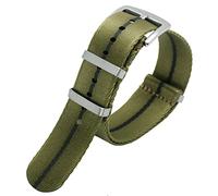 Correa de nylon de la banda de vigilancia de 22 mm de 22 mm, para los hombres de reemplazo de reemplazo de rayas militares Seiko Mido