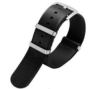 Correa de nylon de la banda de vigilancia de 22 mm de 22 mm, para los hombres de reemplazo de reemplazo de rayas militares Seiko Mido