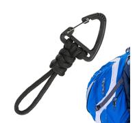 Correa de Paracord con ganchos, Cordón de llavero de Paracord | Correa para llavero de muñeca antipérdida para exteriores, de mano de seguridad para herramientas, colgador de cordón pequeño para